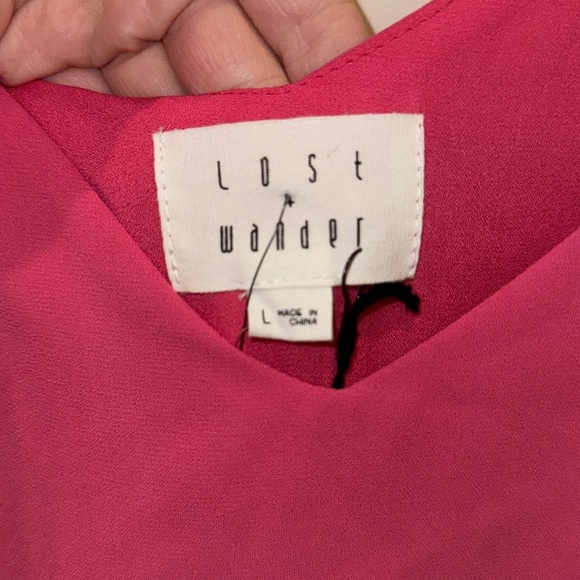 Pink Ruffled Tier Cocktail Dress - Picture 5 of 7